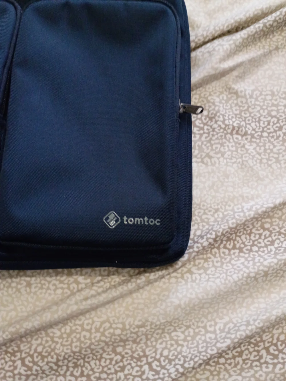 Tomtoc Navy Laptop Messenger Bag for Men